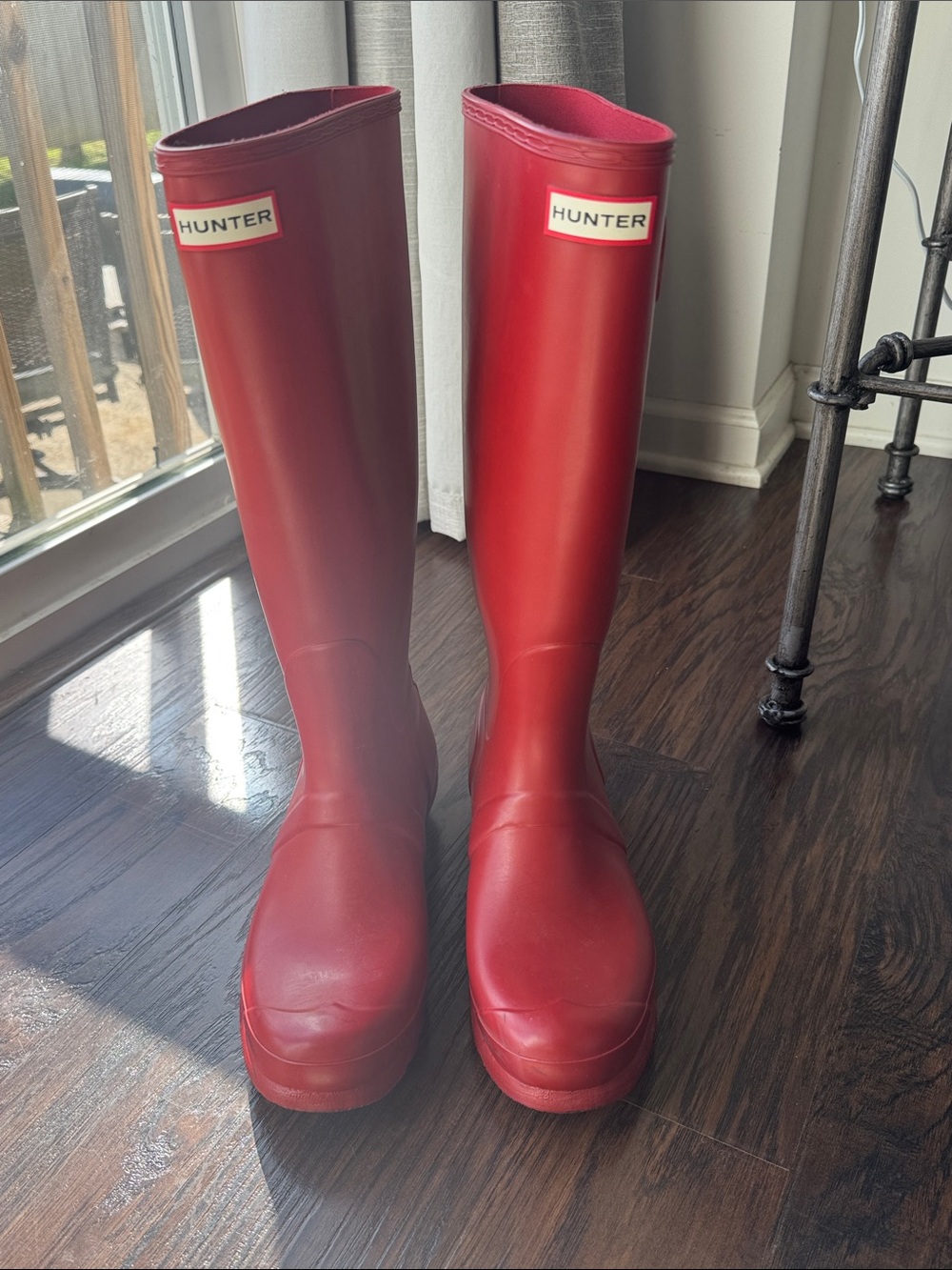 Hunter Tall Women's Red ❤️ Rain Boots